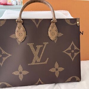 Louis Vuitton Dark Brown Monogram Tote